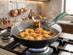 Octagonal Frying Pan with Lid Cooking Saucepan - Image 5
