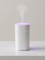 Minimalist Grey&White USB Humidifier with LED - Image 2