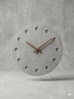 Concrete & Kinetics Handcrafted Wall Clock - Image 2