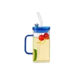 Drinking Glasses with Glass Straw - Image 7
