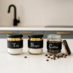 3 Pcs Glass Storage Jars for Sugar Coffee Tea - Image 4