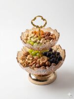 Vintage 2-Layer Fruit & Nut Stand - Image 2