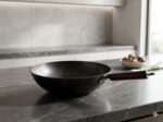 Premium Carbon Steel Wok with Wooden Handle - Image 3