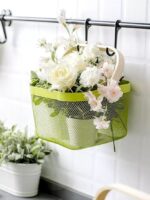 Fruit Basket Bin with Bamboo Handle - Image 4