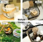 Fruit Basket Bin with Bamboo Handle - Image 3