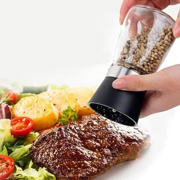 Pepper Grinder Seasoning Bottle (Black)