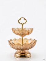 Vintage 2-Layer Fruit & Nut Stand - Image 3