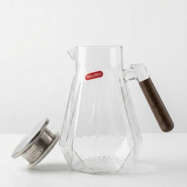 Jug 2 Ltr With Wooden Handle