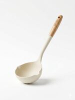Silicone Ladle with Wooden Handle - Image 3