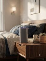 Minimalist Grey&White USB Humidifier with LED - Image 3