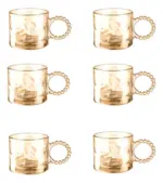 Crystal Handle Glass Coffee Cup - Image 5