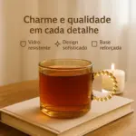 Crystal Handle Glass Coffee Cup - Image 6