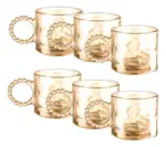Crystal Handle Glass Coffee Cup - Image 8