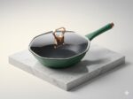 Octagonal Frying Pan with Lid Cooking Saucepan - Image 7
