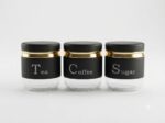 3 Pcs Glass Storage Jars for Sugar Coffee Tea - Image 3