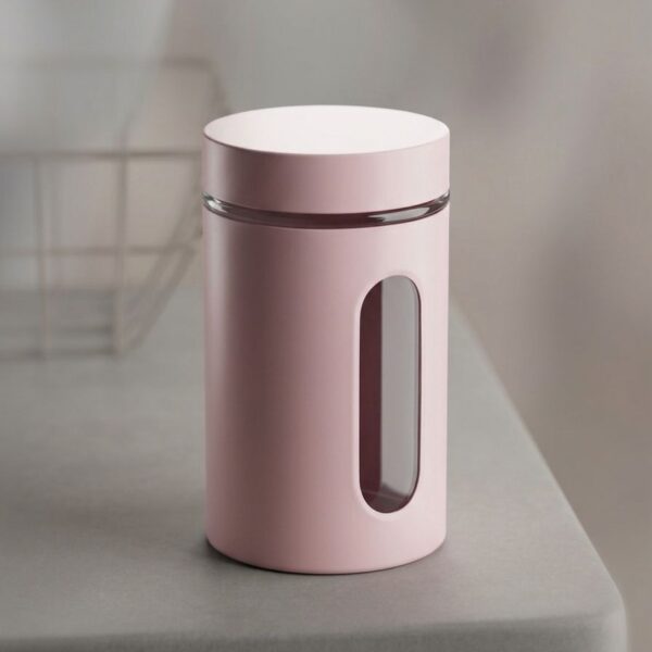 Glass Canister With Window 1000ml