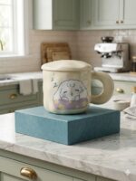 Kawaii Ceramic Mug with Lid - Image 2