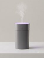 Minimalist Grey&White USB Humidifier with LED - Image 6