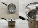 Stainless Steel Saucepan with Glass Lid - Image 5