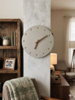 Concrete & Kinetics Handcrafted Wall Clock - Image 4