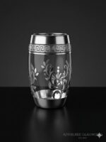 7-Piece Glass Jug & Glass Set with Silver Print - Image 5