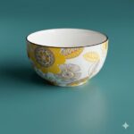 Floral Ceramic Serving Bowl - Image 2