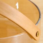 Glass Fruit Basket with Wooden Handle - Image 5