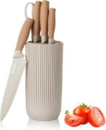 6 Piece Knife Set with Block - Image 8