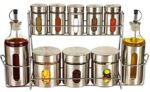 Kitchen Collection 10-Piece Stainless Steel Kitchen Set with Stand - Image 7