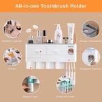Toothpaste Dispenser with Toothbrush Holders - Image 7