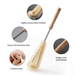 1PC Bottle Brush Cleaner Long Wood Handle - Image 7