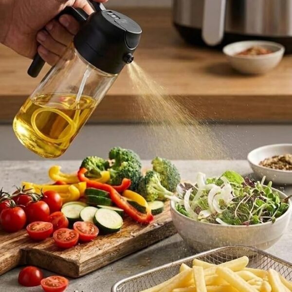 Oil Sprayer and Dispenser Bottle