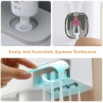Toothpaste Dispenser with Toothbrush Holders - Image 5