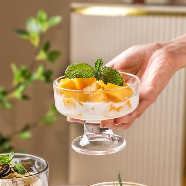 Glass Ice Cream Bowl