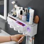 Toothpaste Dispenser with Toothbrush Holders - Image 8