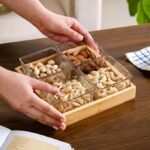 Luxury Dry Fruit Tray with 4 Glass Bowls - Image 5