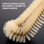 1PC Bottle Brush Cleaner Long Wood Handle - Image 4