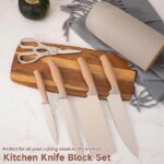6 Piece Knife Set with Block - Image 6