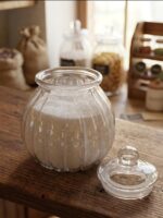 Clear Glass Candy Jar with Lid - Image 2