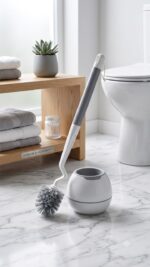 Toilet Brush And Plastic Holder - Image 4