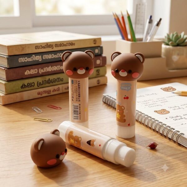 Cute teddy glue stick
