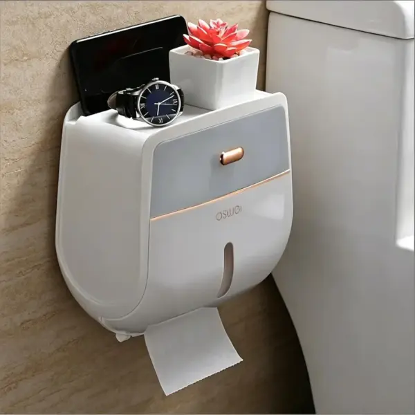 Wall-Mounted Toilet Paper Holder