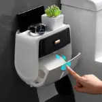 Wall-Mounted Toilet Paper Holder - Image 5