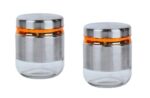 Steel Cover Window Clear Glass Jars - Image 2