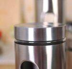 Clear Glass Steel Window Storage Jars - Image 4