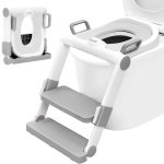 Foldable Potty Training Seat with Stairs