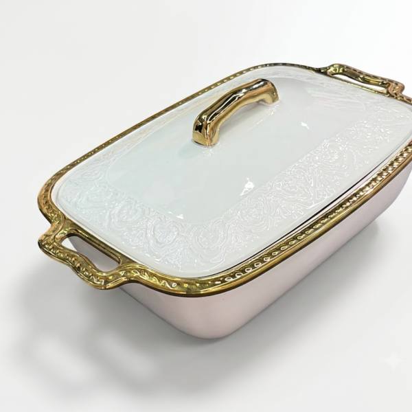 Luxury Ceramic Bread Warmer / Serving Dish