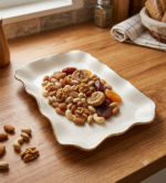 Elegant ceramic serving platter
