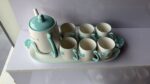 Cute Ceramic Tea Set - 8 Pcs with Tray - Image 8