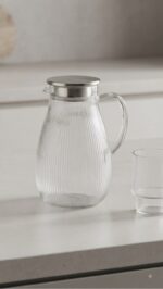 Glass Jug with 6 Glasses Set (2L&280ML) - Image 4